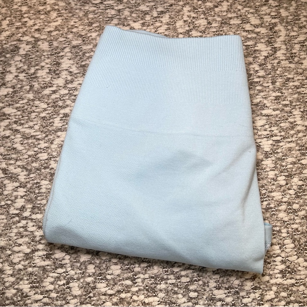 Alphalete Amplify Leggings Arctic Blue Scrunch Seamless XS - Picture 2 of 7